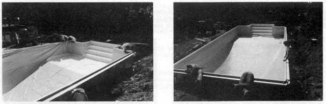 View Showing Liner Installation