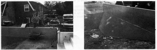 View Showing Troweling Pool Base