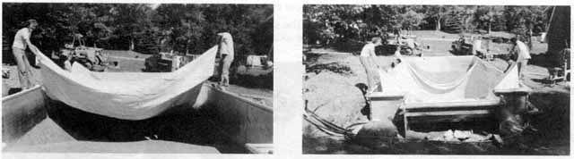 View Showing Liner Installation