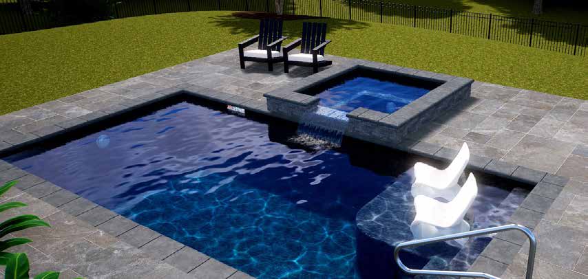 Plunge Pool Kit with a Hot Tub Plunge Pool with A Hot Tub