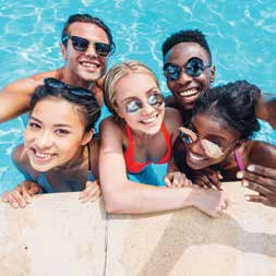 The Entertainer with Benches Plunge plunge pool kit feature side by side stairs, tanning ledge and dual deep end benches. This small pool design has it all!